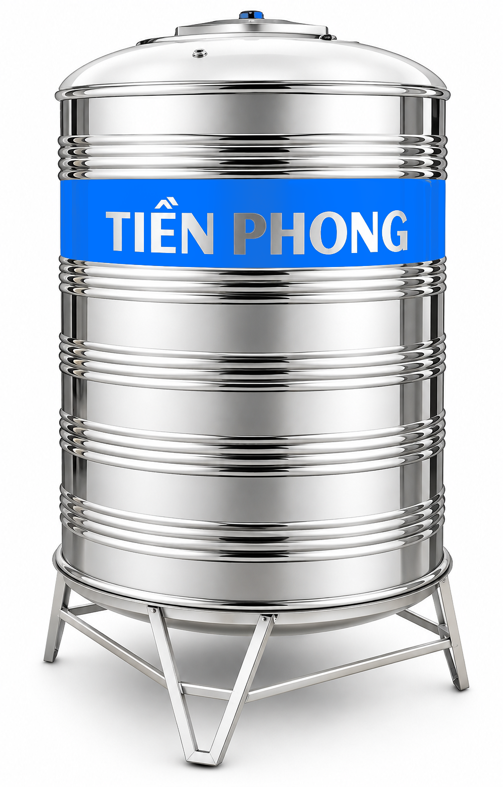 Bồn nước inox Tiền Phong 2500L đứng (Φ1380)