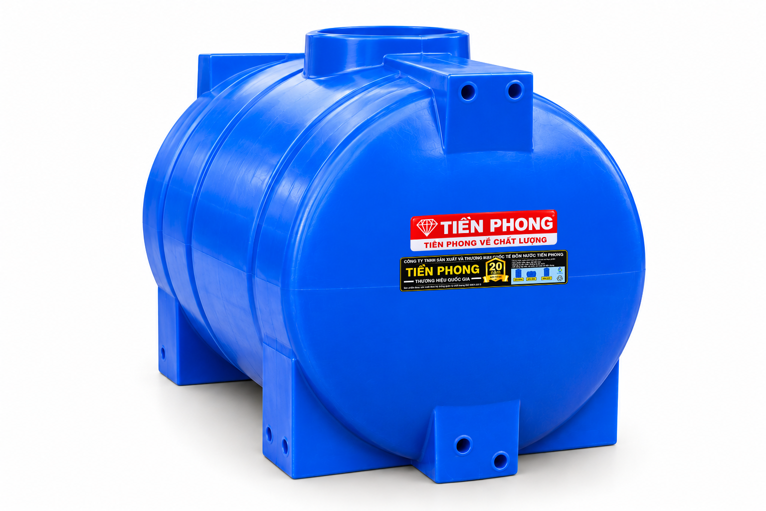 Bồn nước nhựa Tiền Phong 500L ngang